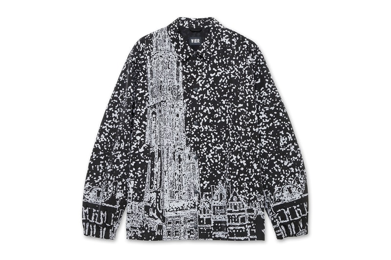 VIER Antwerp x Taro Horiuchi th & sk8thing collaboration collection release drop info december 19 2018 coaches jacket tee shirt hoodie print cathedral lady bag