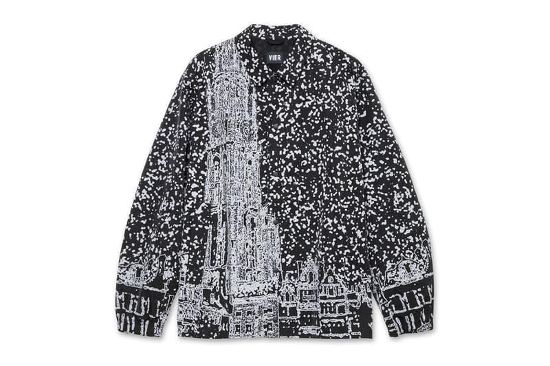 VIER Antwerp x Taro Horiuchi th & sk8thing collaboration collection release drop info december 19 2018 coaches jacket tee shirt hoodie print cathedral lady bag