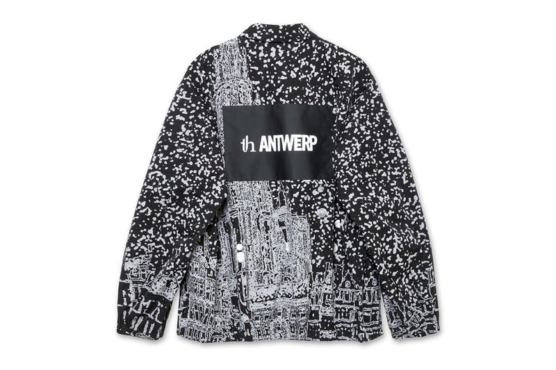 VIER Antwerp x Taro Horiuchi th & sk8thing collaboration collection release drop info december 19 2018 coaches jacket tee shirt hoodie print cathedral lady bag
