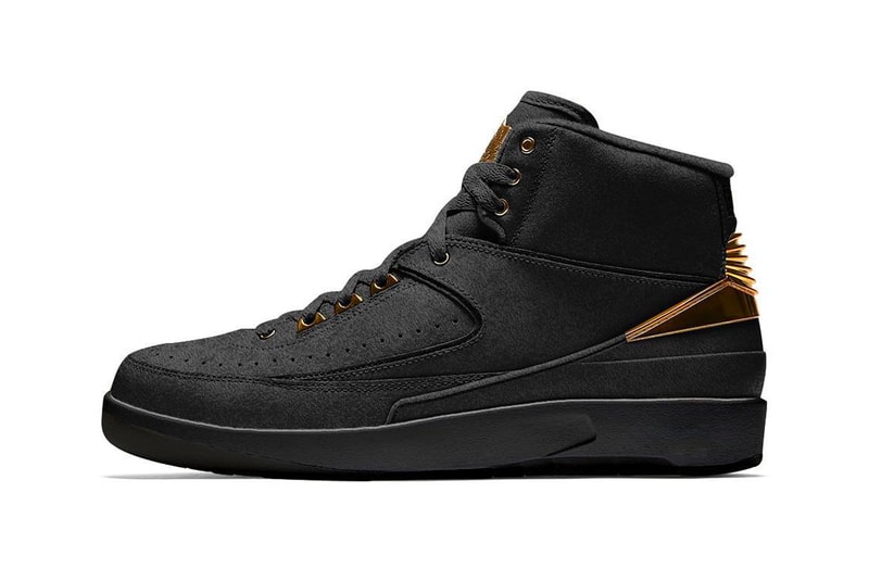 Air Jordan 2 BHM "Black/Metallic Gold" Release date info price sneaker black history month february 2019 size Jordan Brand