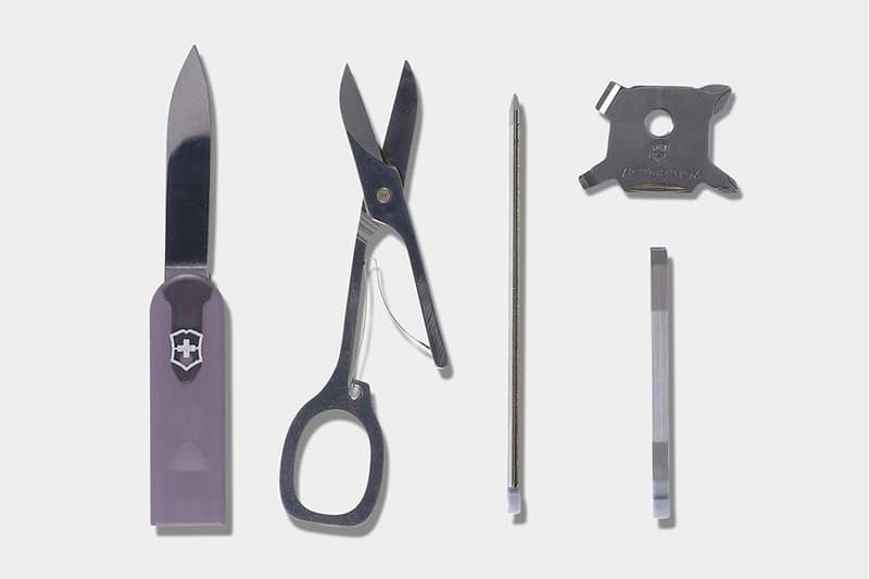 the conveni victorinox swiss card light release multitool survival kit