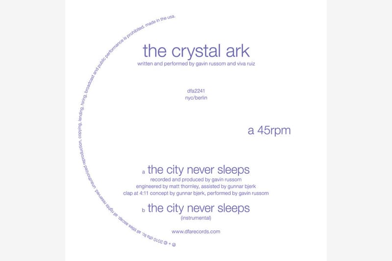 The Crystal Ark - The City Never Sleeps