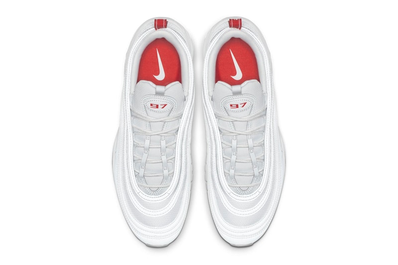 Nike Air Max 97 Team Orange Release Date sneaker shoes Pure Platinum White