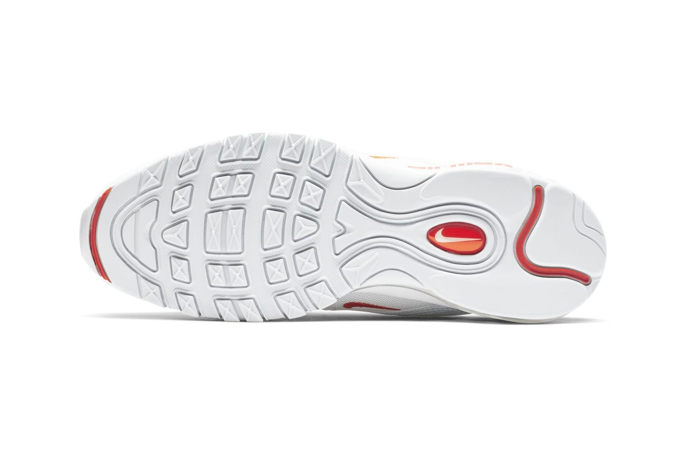 Nike Air Max 97 Team Orange Release Date sneaker shoes Pure Platinum White