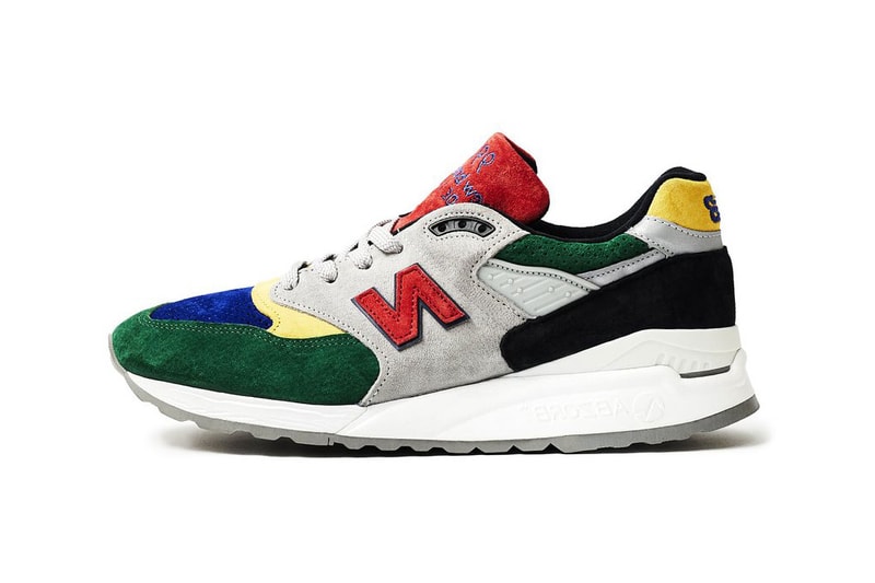 todd snyder new balance 998 color spectrum red green blue yellow 2018 footwear