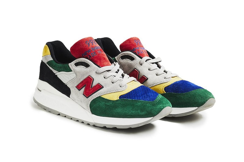 todd snyder new balance 998 color spectrum red green blue yellow 2018 footwear