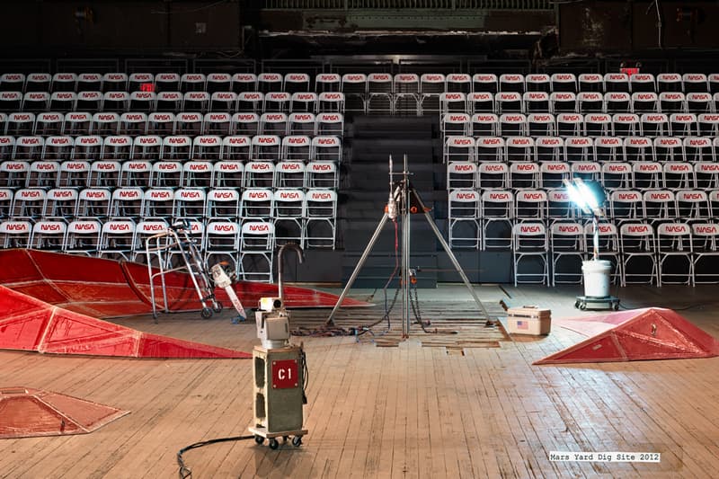 Tom Sachs Mars Space Program Foldable Chair Art Samsonite Mission Control Audience White Red Seat