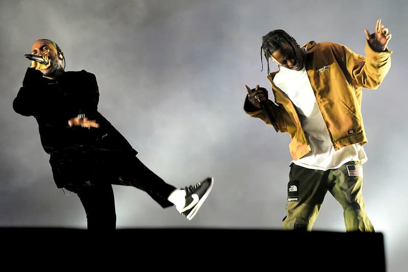 Kendrick Lamar & Travis Scott TDE 5th Annual Holiday Toy Drive Performance videos Top Dawg Entertainment