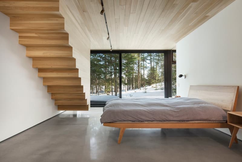 yh2 triptych house architecture wentworth nord canada house info lake information details pics pictures picture Laurentian Mountains image images shots Sylvain Letourneau