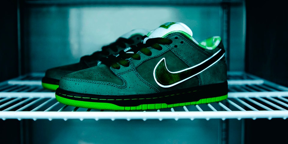 Concepts x Dunk Low "Green Closer Look | Hypebeast