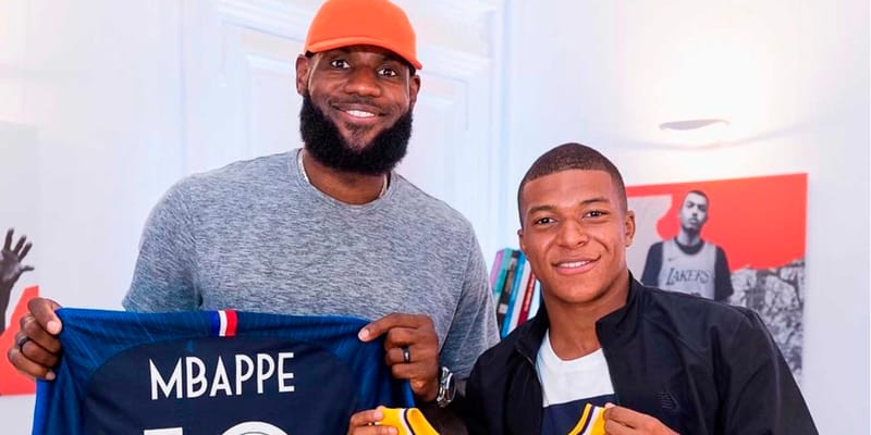 collab mbappe lebron james