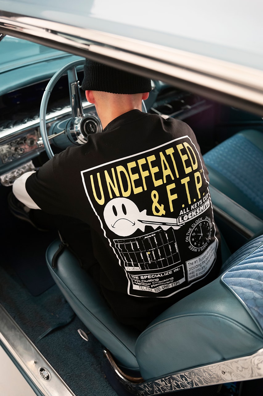 UNDEFEATED FTP fuck the population emergency lockout kit capsule collaboration drop release date info los angeles december 15 2018 glass breaker