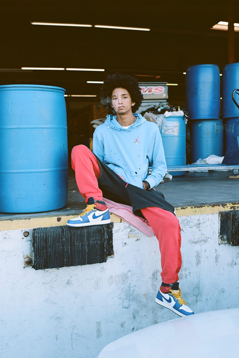 Union LA Jordan Brand Saint Luis Collection deconstructed clothing distressed raw custom drop release December 14 2018 exclusive in store los angeles