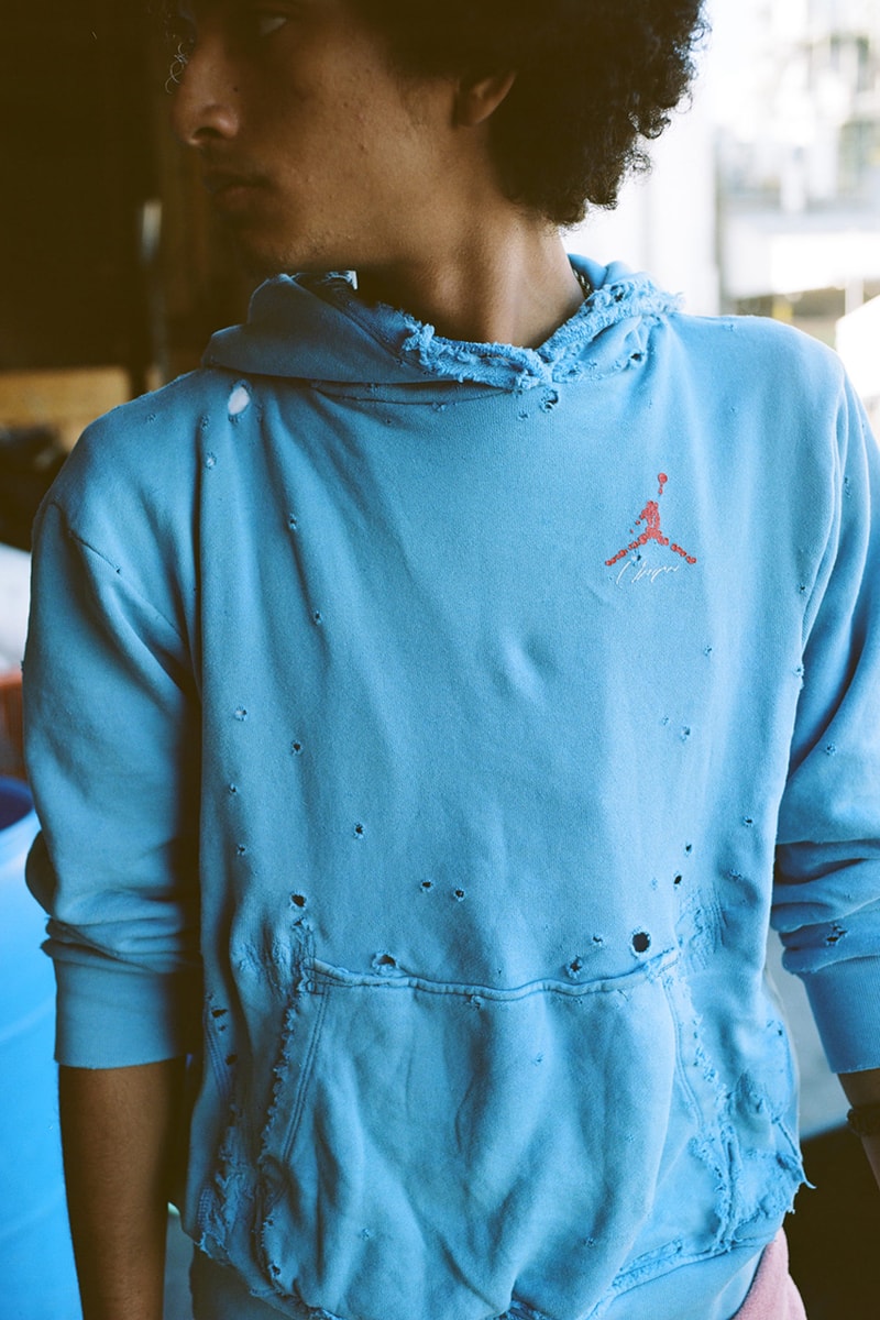 Union LA Jordan Brand Saint Luis Collection deconstructed clothing distressed raw custom drop release December 14 2018 exclusive in store los angeles