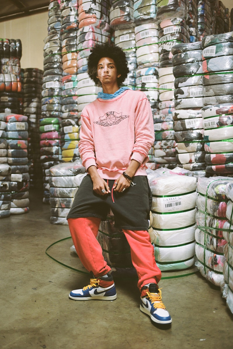 Union LA Jordan Brand Saint Luis Collection deconstructed clothing distressed raw custom drop release December 14 2018 exclusive in store los angeles