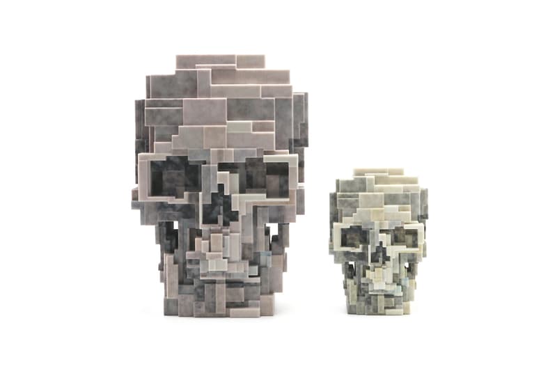 unique board adam lister skull sculpture artworks collectibles
