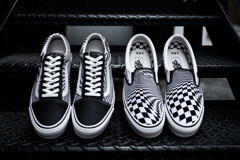 END. x Vans 'Vertigo' Shoe Collection First Closer Detailed Look Shoes Trainers Kicks Sneakers Cop Purchase Buy
