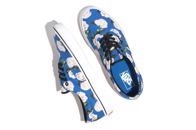 vans romantic floral old skool slip on era 2018 december 2019 fall winter fw18 buy details info price pricing cost black red blue roses shoes sneakers skate