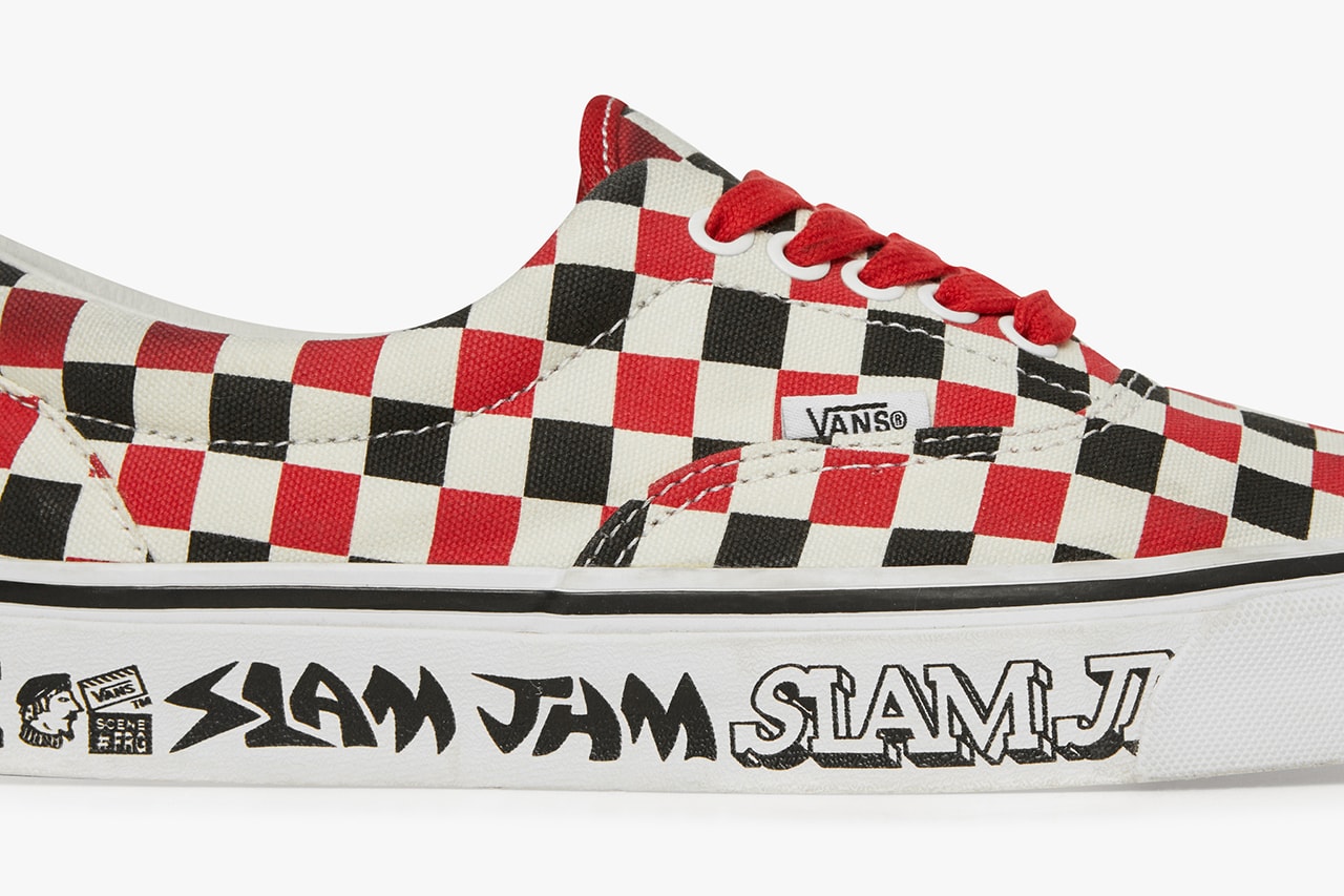 Slam Jam x Vans Collab Release Date Sneakers Shoes Trainers Kicks Footwear Cop Purchase Buy Collab Collaboration Fergus Fergadelic Purcell Era Icon Milano