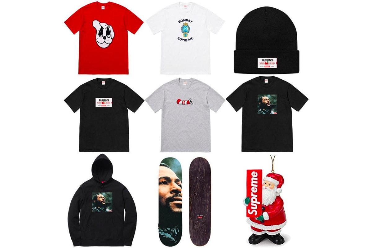 Supreme Fall Winter 2018 Drop 18 Release Info Date Supreme Palace The North Face Extra Butter Midnight Studios Rave AWGE Smets Off White Maple Beams Butler SVC Carhartt WIP Heron Preston