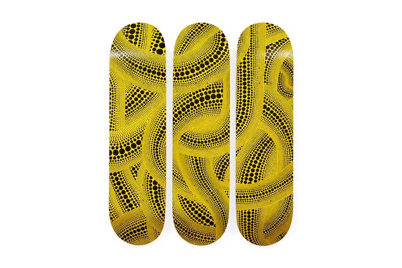 Yayoi Kusama x MoMA Skate Decks Giveaway Dots Pumpkins Trees