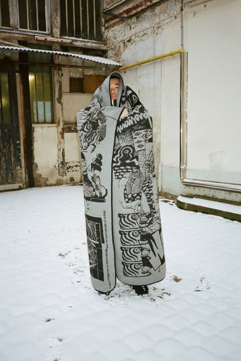 Yue Wu x BYBORRE Mastering Knit Scarves scarf release date price collaboration accessories december 2018 designer