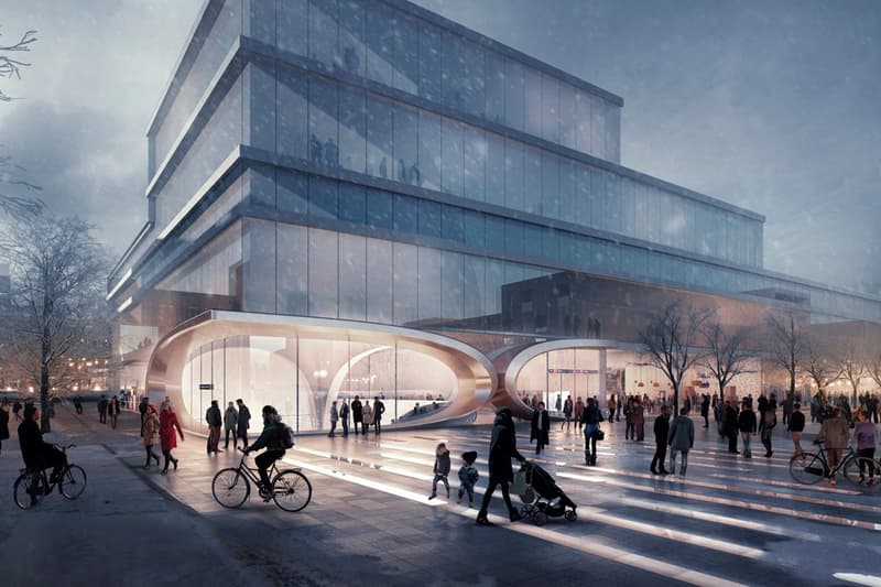 Zaha Hadid Architects Oslo Metro Stations Design a_lab architecture norway Fornebu Senter Fornbuporten stations renderings