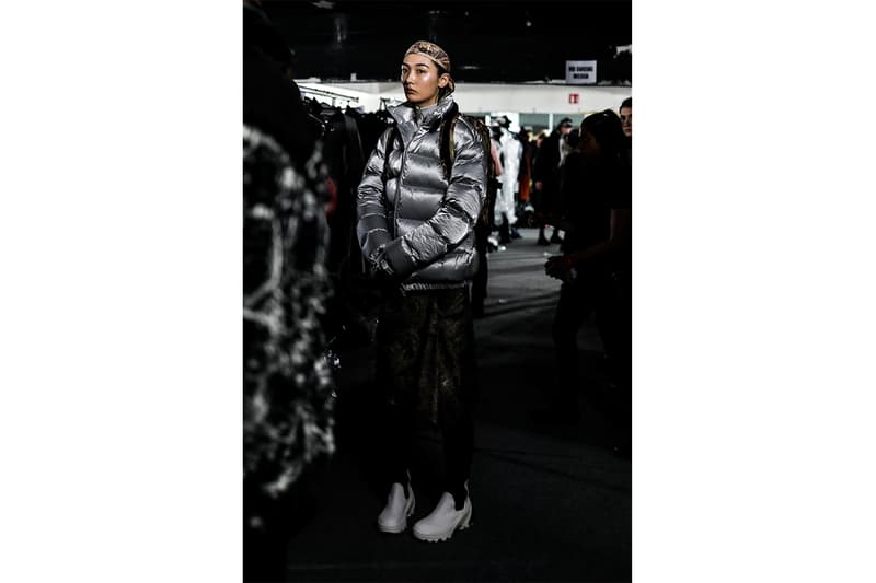 1017 ALYX 9SM Fall Winter 2019 Paris Fashion Week Mens Backstage Shoes Matthew Williams Majocchi Blackmeans Mackintosh Nike