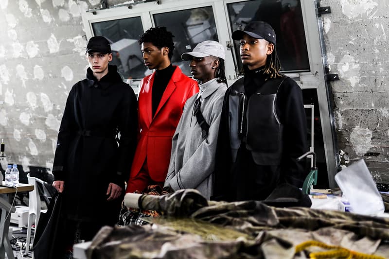 1017 ALYX 9SM Fall Winter 2019 Paris Fashion Week Mens Backstage Shoes Matthew Williams Majocchi Blackmeans Mackintosh Nike