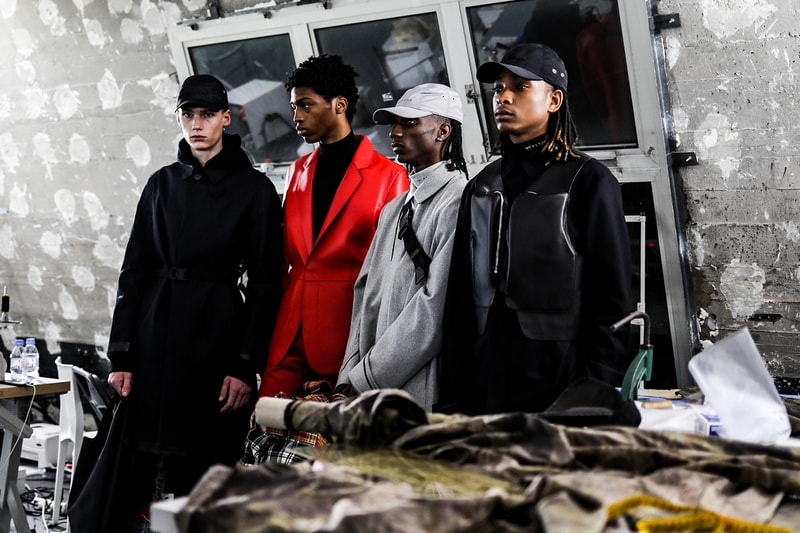 1017 ALYX 9SM Fall Winter 2019 Paris Fashion Week Mens Backstage Shoes Matthew Williams Majocchi Blackmeans Mackintosh Nike