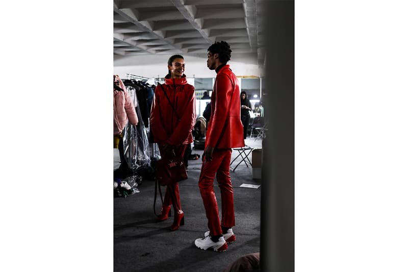 1017 ALYX 9SM Fall Winter 2019 Paris Fashion Week Mens Backstage Shoes Matthew Williams Majocchi Blackmeans Mackintosh Nike