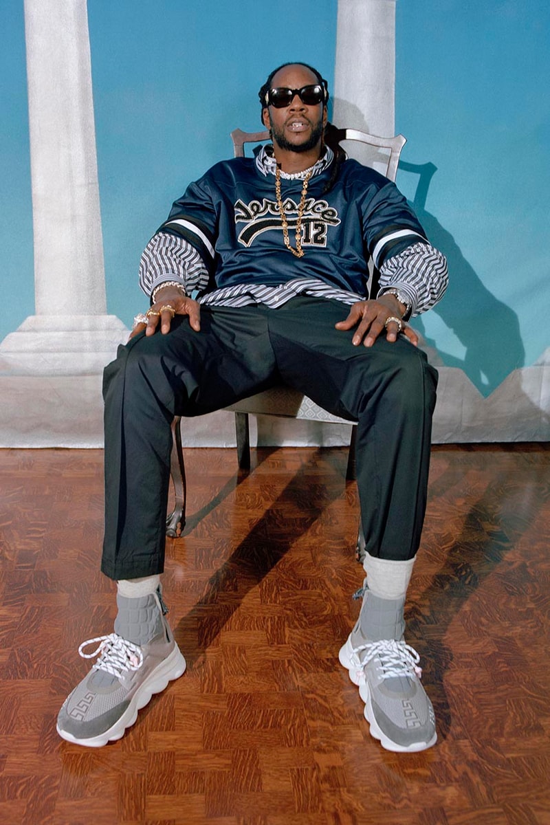 2 Chainz Versace "2 Chain Reaction" Capsule collaboration february 1 2019 drop release date info buy atlanta ready to wear athleisure america usa