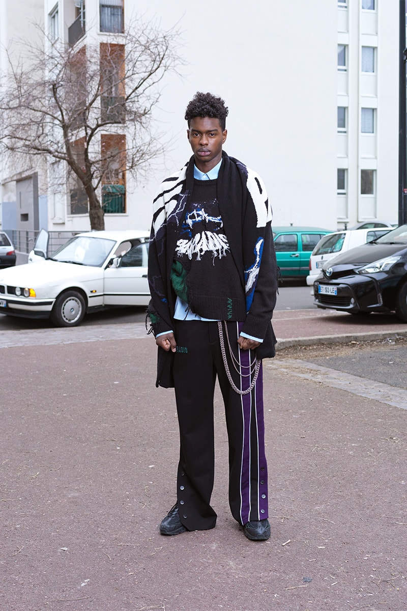 3.PARADIS "CALAVIÑAS" FW19 Lookbook fall/winter 2019 editorial menswear Artistic director Emeric Tchatchoua nostalgia money jacket knit sweater pigeons sun trackpants suit blazer