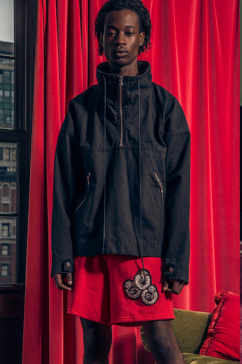 424 Spring Summer 2019 Collection Lookbook guillermo andrade Fairfax FOURTWOFOUR Jacket hoodie Jeans Denim 