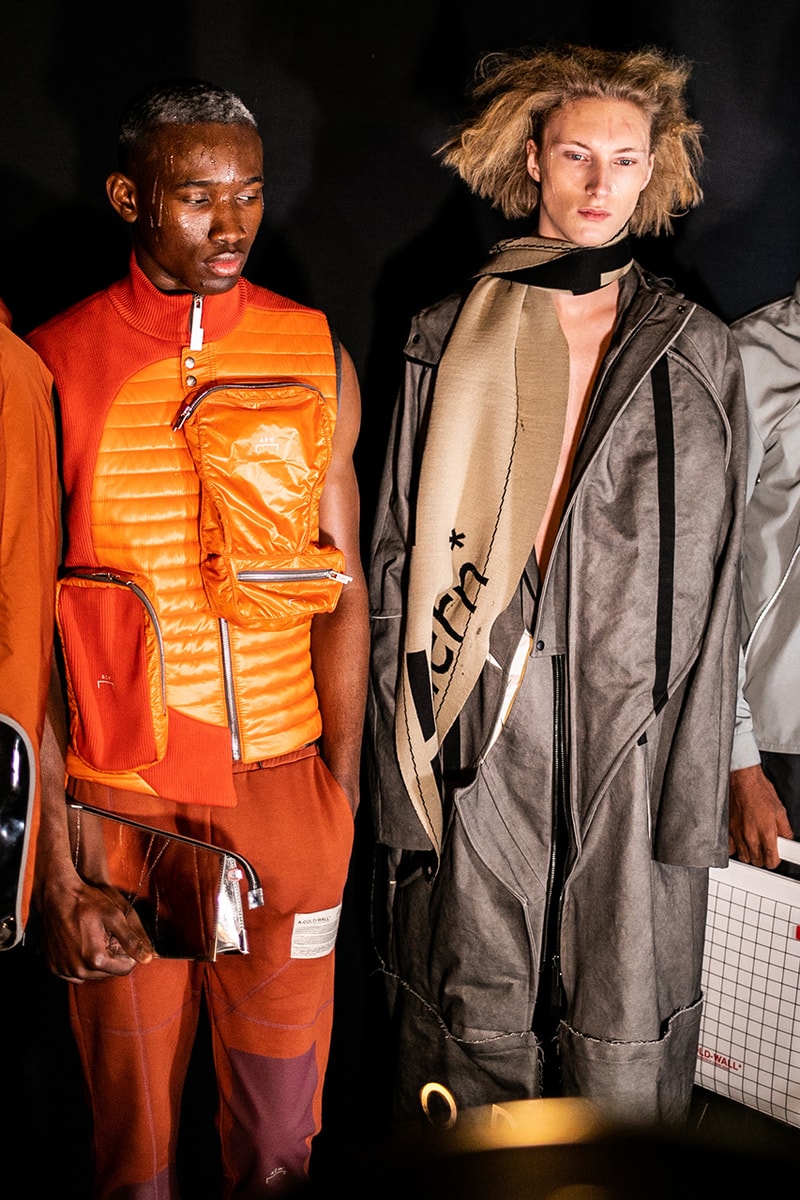 A-COLD-WALL* Fall Winter 2019 London Fashion Week Mens Runway Presentation Samuel Ross Nike Zoom Vomero +5 Show Collection BIRTH.ORGAN.SYNTH.