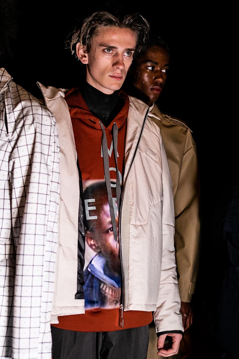 A-COLD-WALL* Fall Winter 2019 London Fashion Week Mens Runway Presentation Samuel Ross Nike Zoom Vomero +5 Show Collection BIRTH.ORGAN.SYNTH.