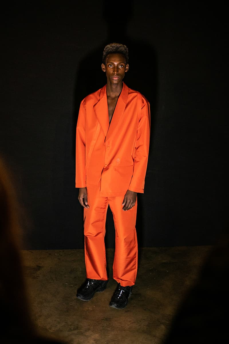 A-COLD-WALL* Fall Winter 2019 London Fashion Week Mens Runway Presentation Samuel Ross Nike Zoom Vomero +5 Show Collection BIRTH.ORGAN.SYNTH.