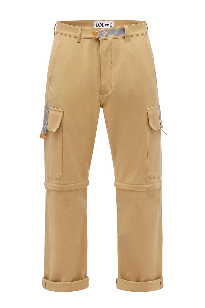 LOEWE eye nature capsule collection rucksack day pack messenger bag shoulder boots leather shoes adventure outdoors clothing fleece jacket mountain parka shorts cargo graphic tee shirt long sleeve short January 10 2019