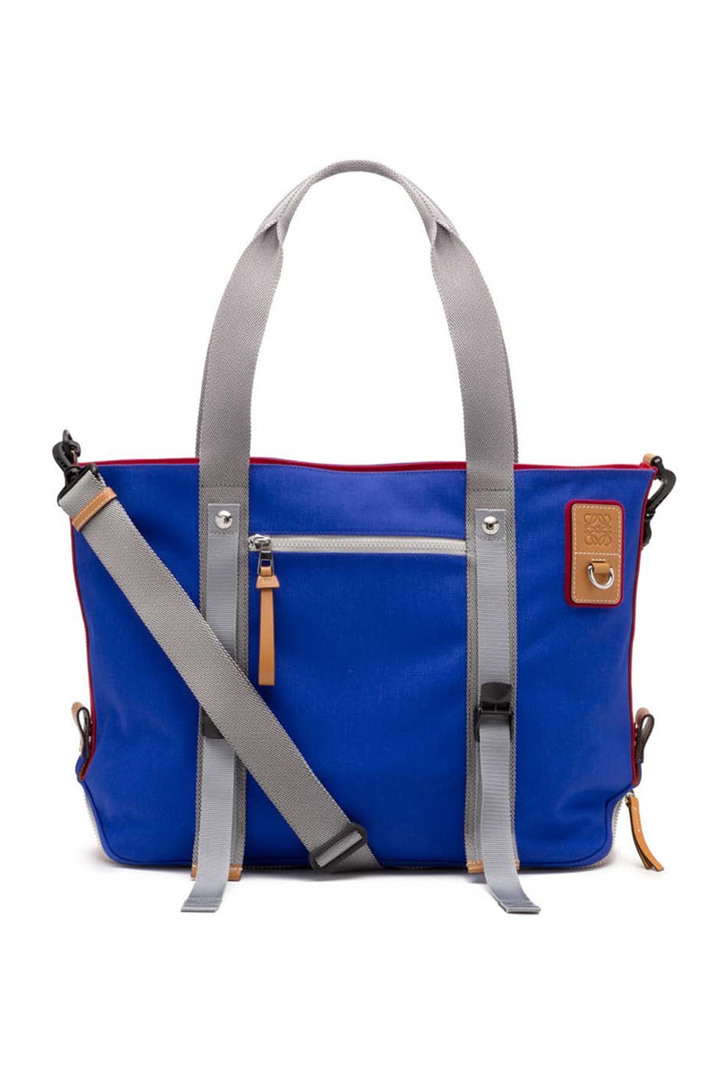 LOEWE eye nature capsule collection rucksack day pack messenger bag shoulder boots leather shoes adventure outdoors clothing fleece jacket mountain parka shorts cargo graphic tee shirt long sleeve short January 10 2019