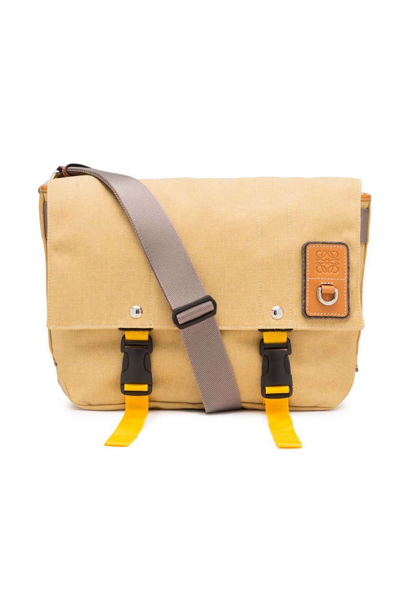 LOEWE eye nature capsule collection rucksack day pack messenger bag shoulder boots leather shoes adventure outdoors clothing fleece jacket mountain parka shorts cargo graphic tee shirt long sleeve short January 10 2019