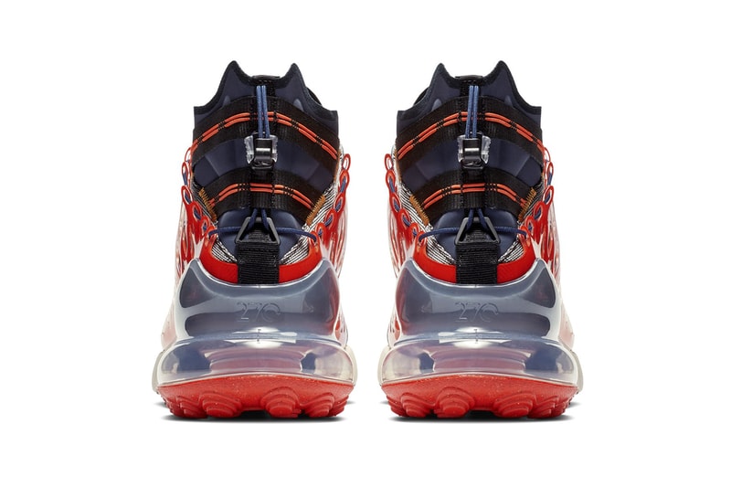 ISPA Air Max 270 SP SOE Nike Blue Void Terra Orange Cage Frame Technical Kiko Kostadinov ASICS Details Release Date Closer Look First Look US11