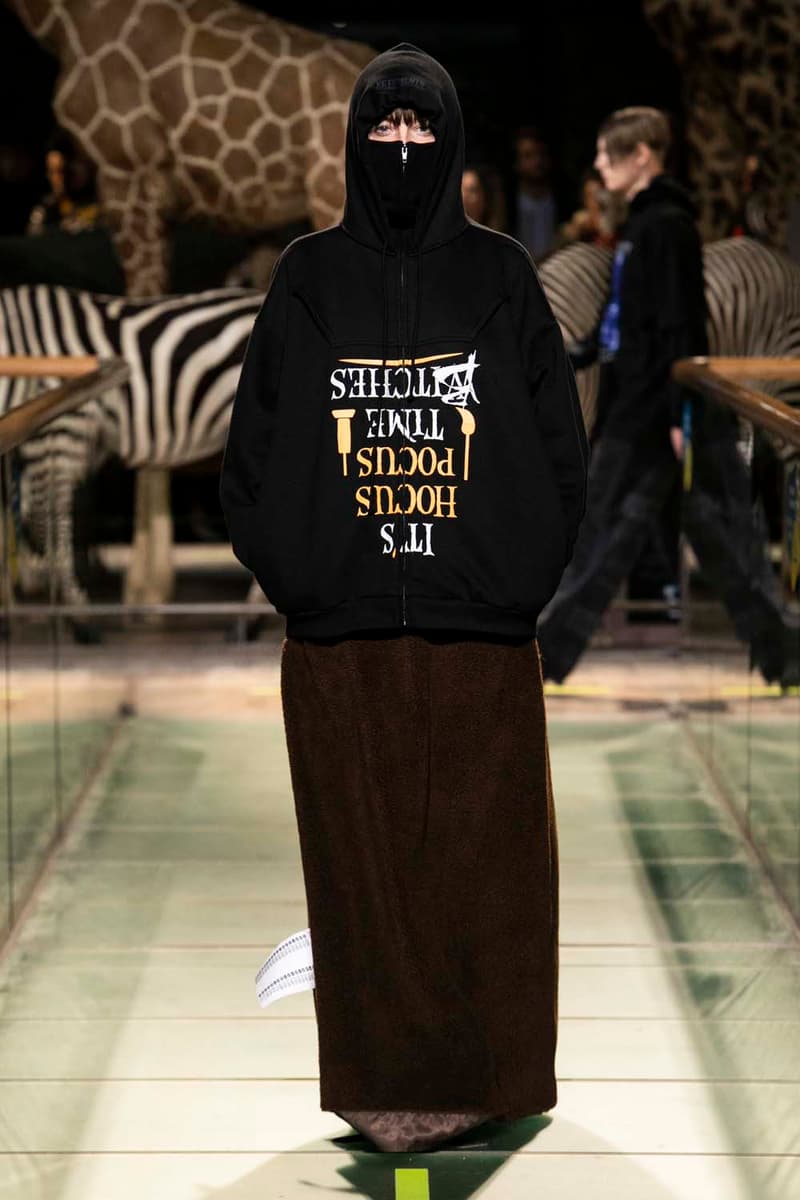 Vetements Fall Winter 2019 Collection Runway paris fashion week mens womens demna gvasalia