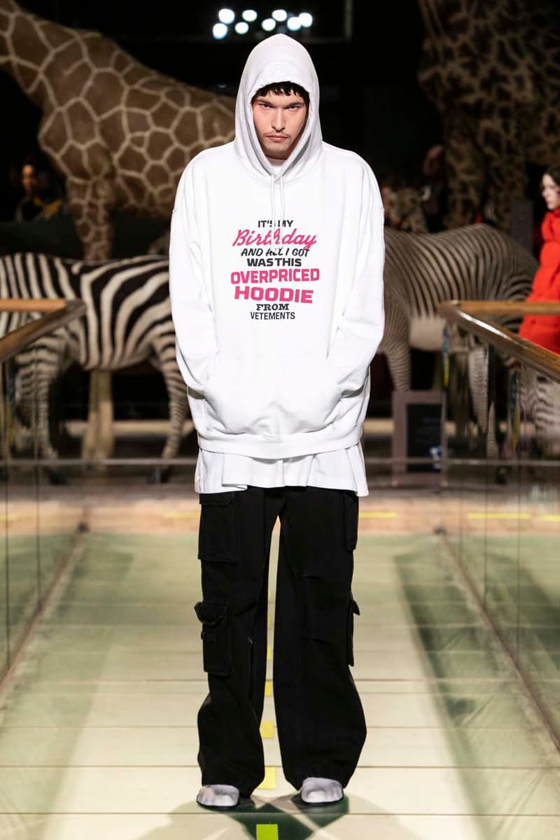 Vetements Fall Winter 2019 Collection Runway paris fashion week mens womens demna gvasalia