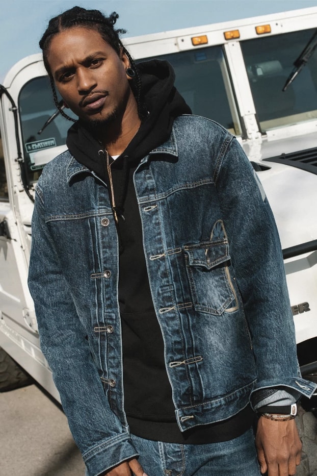 A Bathing Ape Release Vintage Denim Collection Featuring Shark Motifs and Ape Heads 