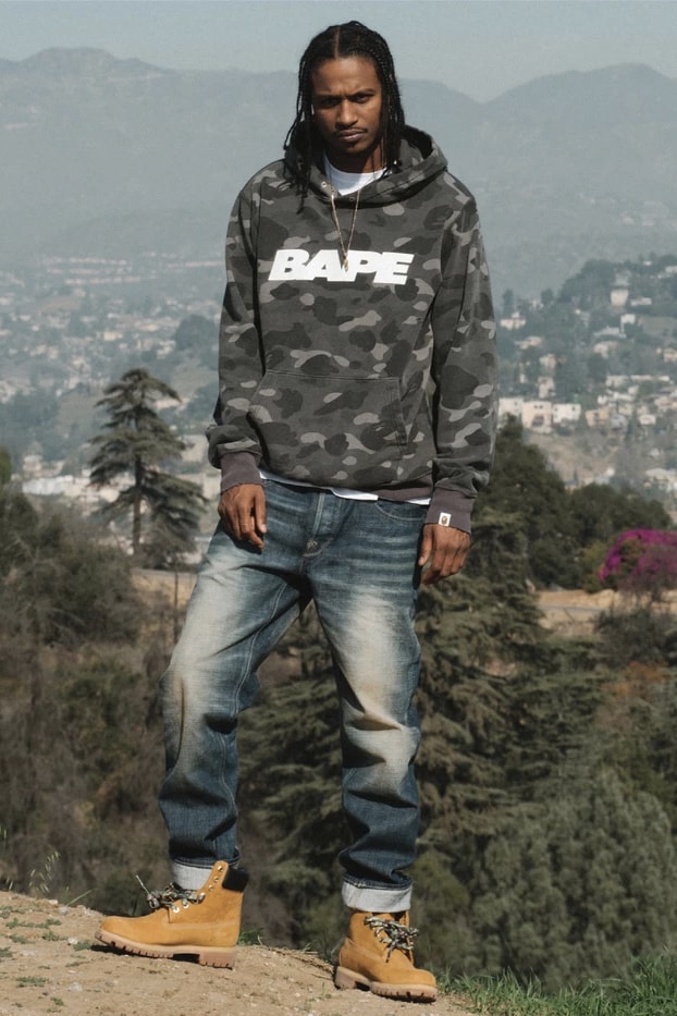 A Bathing Ape Release Vintage Denim Collection Featuring Shark Motifs and Ape Heads 