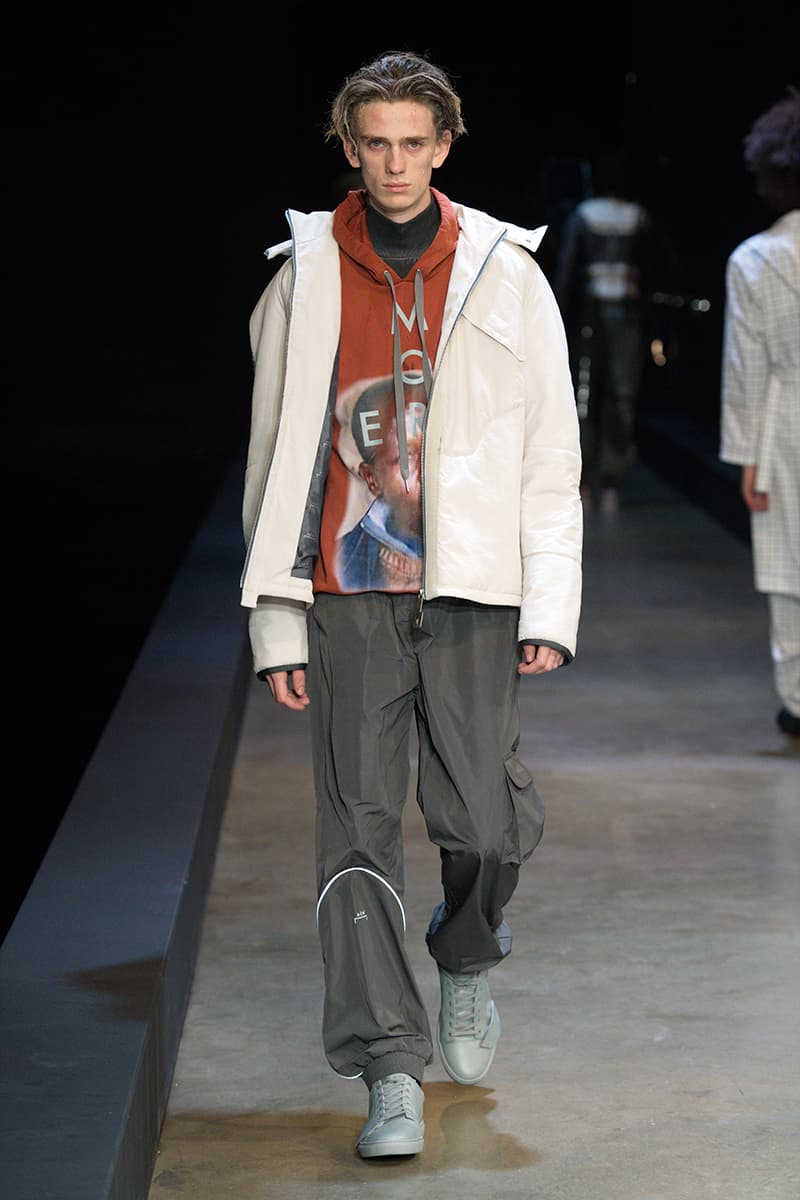 A-COLD-WALL* Fall Winter 2019 London Fashion Week Mens Runway Presentation Samuel Ross Nike Zoom Vomero +5 Show Collection BIRTH.ORGAN.SYNTH.