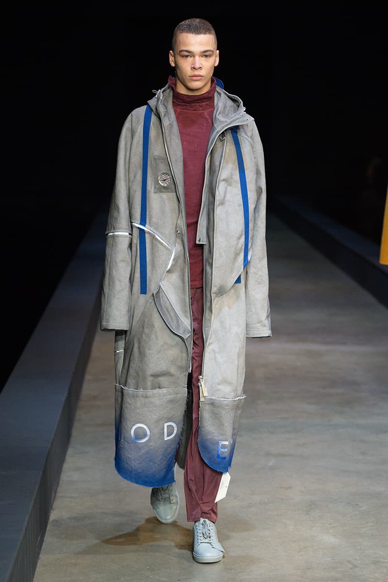 A-COLD-WALL* Fall Winter 2019 London Fashion Week Mens Runway Presentation Samuel Ross Nike Zoom Vomero +5 Show Collection BIRTH.ORGAN.SYNTH.