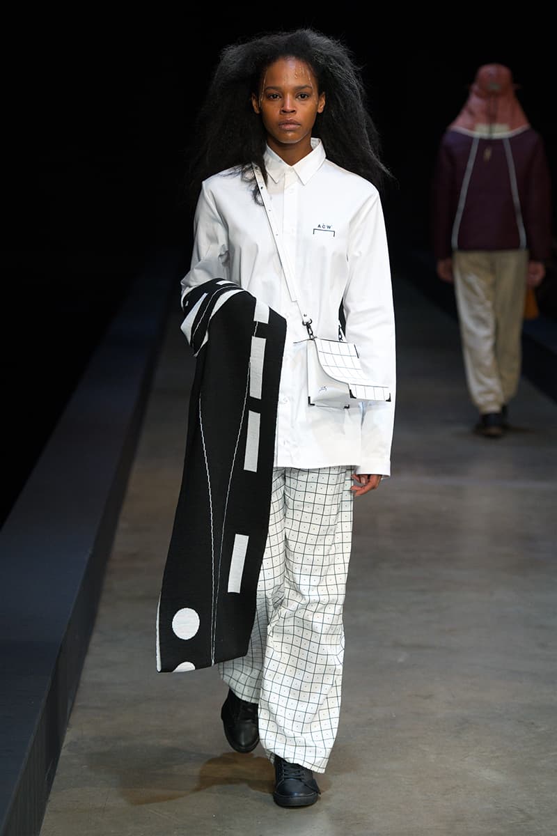 A-COLD-WALL* Fall Winter 2019 London Fashion Week Mens Runway Presentation Samuel Ross Nike Zoom Vomero +5 Show Collection BIRTH.ORGAN.SYNTH.