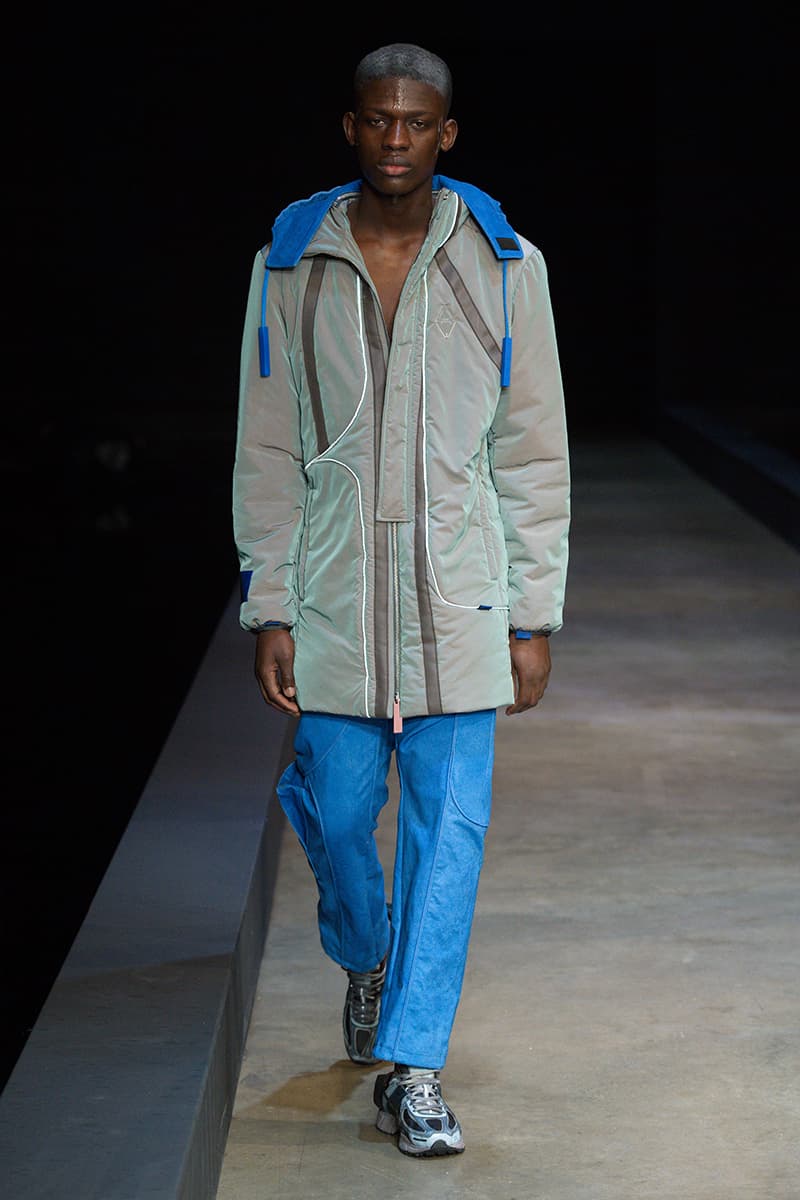 A-COLD-WALL* Fall Winter 2019 London Fashion Week Mens Runway Presentation Samuel Ross Nike Zoom Vomero +5 Show Collection BIRTH.ORGAN.SYNTH.