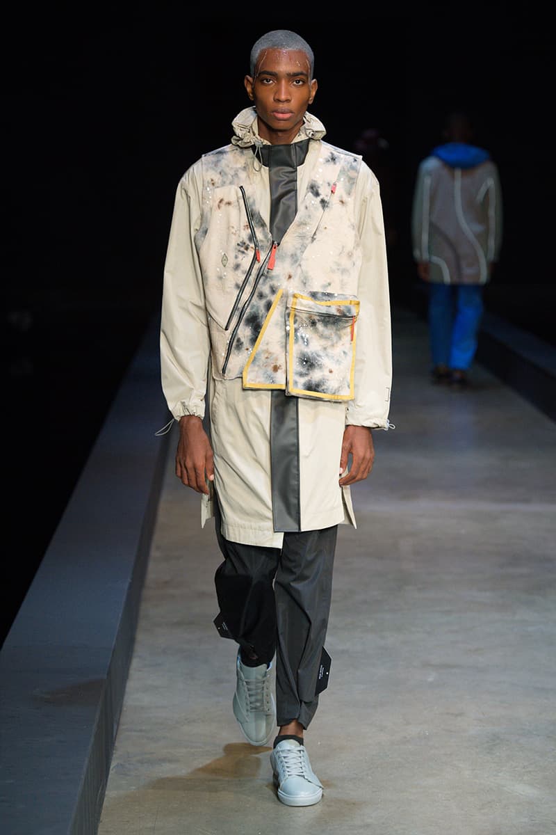 A-COLD-WALL* Fall Winter 2019 London Fashion Week Mens Runway Presentation Samuel Ross Nike Zoom Vomero +5 Show Collection BIRTH.ORGAN.SYNTH.